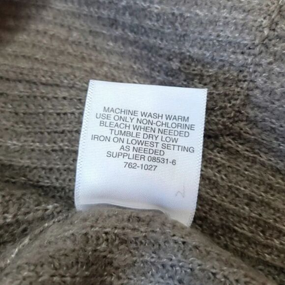NEW ANA Super Soft Open Front Sweater Cardigan in Iron Grey Heather Size PXL - Picture 8 of 9